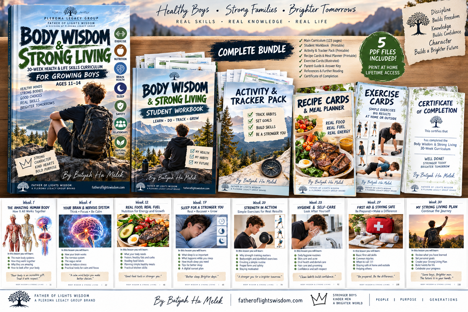 Body Wisdom and Strong Living premium bundle
