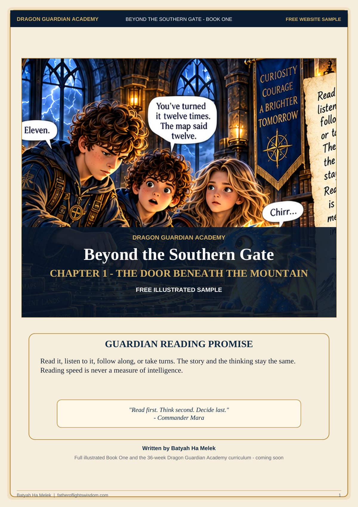Dragon Guardian Academy Beyond the Southern Gate free Chapter 1 cover